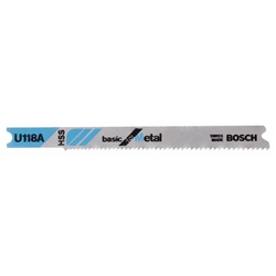 Bosch Stichsägeblatt U 118 A Basic for Metal, 3er-Pack Nr. 2608631511