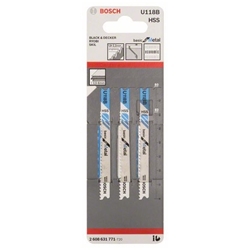 Bosch Stichsägeblatt U 118 B Basic for Metal, 3er-Pack Nr. 2608631771