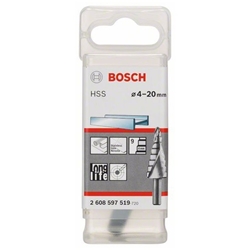 Bosch Stufenbohrer HSS, 4-20mm, 8mm, 70,5mm, 9 Stufen Nr. 2608597519