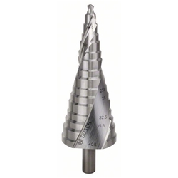 Bosch Stufenbohrer HSS, für Kabelverschraubungen, M10-M40, 10mm, 125,5mm, 16 Stufen Nr. 2608587427