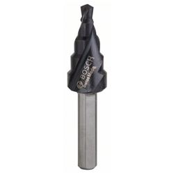 Bosch Stufenbohrer HSS-AlTiN, 4-12mm, 6mm, 50mm, 5 Stufen Nr. 2608588064