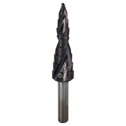 Bosch Stufenbohrer HSS-AlTiN, 4-12mm, 6mm, 66,5mm, 9 Stufen Nr. 2608588065