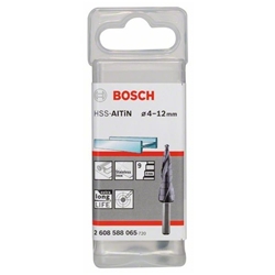 Bosch Stufenbohrer HSS-AlTiN, 4-12mm, 6mm, 66,5mm, 9 Stufen Nr. 2608588065