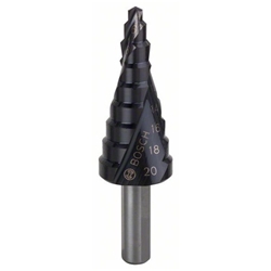 Bosch Stufenbohrer HSS-AlTiN, 4-20mm, 6mm, 50mm, 9 Stufen Nr. 2608588066