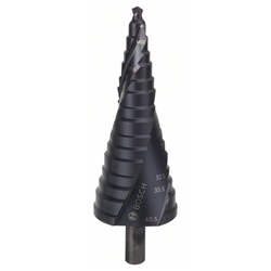 Bosch Stufenbohrer HSS-AlTiN, für Kabelverschraubungen, M10-M40, 10mm, 125,5mm Nr. 2608588071
