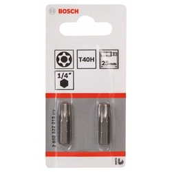 Bosch T40H Security-Torx®-Schrauberbit Extra-Hart, 2 Stück Nr. 2608522015