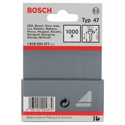 Bosch Tackernagel Typ 47, 1,8x1,27x19mm, 1000er-Pack Nr. 1609200377