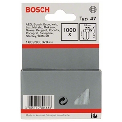 Bosch Tackernagel Typ 47, 1,8x1,27x23mm, 1000er-Pack Nr. 1609200378