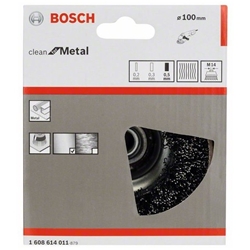 Bosch Topfbürste 100mm, gewellter Stahldraht Nr. 1608614011