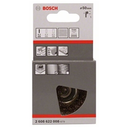 Bosch Topfbürste 50x0,2mm, gewellter Draht, vermessingt Nr. 2608622008