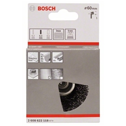 Bosch Topfbürste 60x0,3mm, gewellter rostfreier Stahldraht Nr. 2608622118