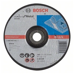 Bosch Trennscheibe gekröpft Standard for Metal A 30 S BF, 180mm, 3,0mm, 1er-Pack Nr. 2608603161