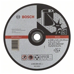 Bosch Trennscheibe gerade EXPERT for Inox AS 30 S INOX BF, 230mm, 3mm, 1er-Pack Nr. 2608600325