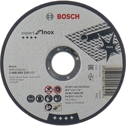 Bosch Trennscheibe gerade EXPERT for Inox AS 46 T INOX BF, 125mm, 1,6mm, 1er-Pack Nr. 2608600220