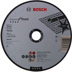 Bosch Trennscheibe gerade EXPERT for Inox-Rapido AS 46 T INOX BF, 180mm, 1,6mm, 1er-Pack Nr. 2608603406