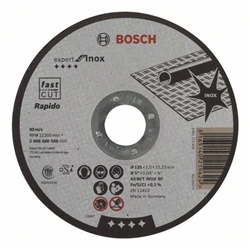 Bosch Trennscheibe gerade EXPERT for Inox-Rapido AS 60 T INOX BF, 125mm, 1,0mm, 1er-Pack Nr. 2608600549
