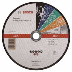 Bosch Trennscheibe gerade Rapido Multi Construction ACS 46 V BF, 230mm, 1,9mm, 1er-Pack Nr. 2608602767