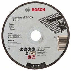 Bosch Trennscheibe gerade Standard for Inox WA 46 T BF, 150mm, 1,6mm, 1er-Pack Nr. 2608601513