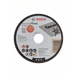 Bosch Trennscheibe gerade Standard for Inox-Rapido WA 60 T BF, 115mm, 1,0mm, 1er-Pack Nr. 2608603169