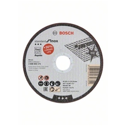 Bosch Trennscheibe gerade Standard for Inox-Rapido WA 60 T BF, 125mm, 1,0mm, 1er-Pack Nr. 2608603171