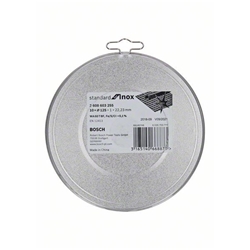 Bosch Trennscheibe gerade Standard for Inox-Rapido WA 60 T BF, 125mm, 1,0mm, 1er-Pack Nr. 2608603171