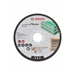 Bosch Trennscheibe gerade Standard for Stone C 30 S BF, 115mm, 3,0mm, 1er-Pack Nr. 2608603177