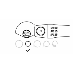 Bosch Trennschutzhaube für GWS 9-100 P Professional, 100mm Nr. 2608000679