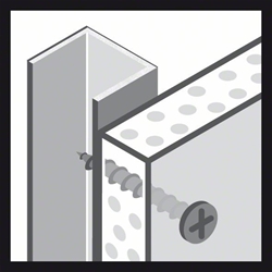 Bosch Trockenbauwand-Schraube, Feingewinde mit Bohrspitze 3,5 × 35mm, 1000er-Pack Nr. 2608000554