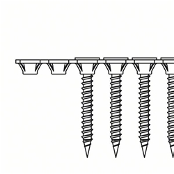 Bosch Trockenbauwand-Schraube, Feingewinde mit Bohrspitze 3,5 × 35mm, 1000er-Pack Nr. 2608000554