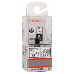 Bosch Viertelstabfräser, 8mm, R1 3,2mm, D 9,5mm, L 10,2mm, G 41mm Nr. 2608628405