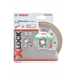 Bosch X-LOCK Diamanttrennscheibe Best for Ceramic Extra Clean Turbo 115x22,23x1,4x7, 1er-Pack Nr. 2608615131