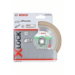 Bosch X-LOCK Diamanttrennscheibe Standard for Ceramic 110x22,23x1,6x7,5, 1er-Pack Nr. 2608615136