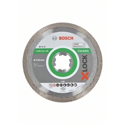 Bosch X-LOCK Diamanttrennscheibe Standard for Ceramic 125x22,23x1,6x7, 1er-Pack Nr. 2608615138