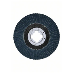 Bosch X-LOCK Fächerschleifscheibe, X571, Best for Metal, abgewinkelt, Ø: 115mm K40, 1 Stk Nr. 2608619197