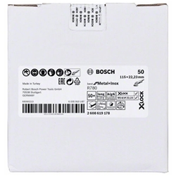 Bosch X-LOCK Fiberscheibe, 115mm, K 50, Sternloch, R780 Best for Metal + Inox Nr. 2608619178