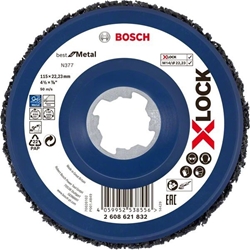 Bosch X-LOCK Reinigungsscheibe N377 Metall, 115mm, 22,23mm Nr. 2608621832