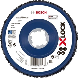 Bosch X-LOCK Reinigungsscheibe N377 Metall, 125mm, 22,23mm Nr. 2608621833