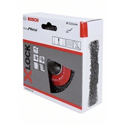 Bosch X-LOCK Scheibenbürste 115mm, gewellter Stahldraht Nr. 2608620732