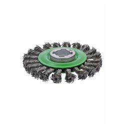 Bosch X-LOCK Scheibenbürste 115mm, gezopfter rostfreier Stahldraht Nr. 2608620733