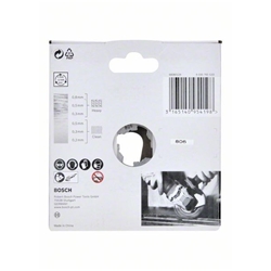 Bosch X-LOCK Scheibenbürste 115mm, gezopfter rostfreier Stahldraht Nr. 2608620733