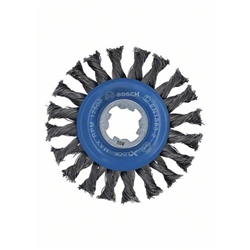 Bosch X-LOCK Scheibenbürste 115mm, gezopfter Stahldraht Nr. 2608620731