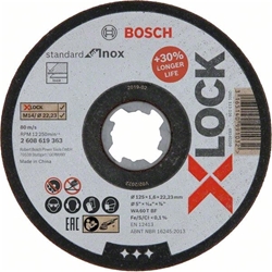 Bosch X-LOCK Standard for Inox, 125x1,6mm, T41 Nr. 2608619363
