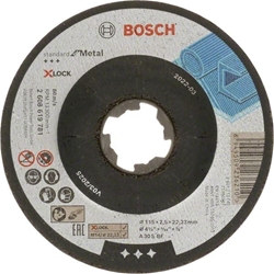 Bosch X-LOCK Standard for Metal Trennscheibe gekröpft, 115mm, 1er-Pack Nr. 2608619781