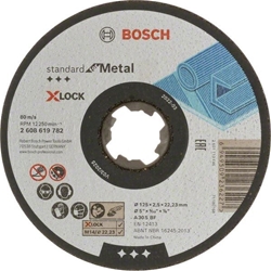 Bosch X-LOCK Standard for Metal Trennscheibe gerade, 125mm, 1er-Pack Nr. 2608619782