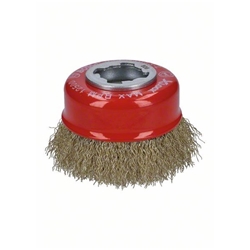Bosch X-LOCK Topfbürste 75mm, gewellte Messingbürsten Nr. 2608620730