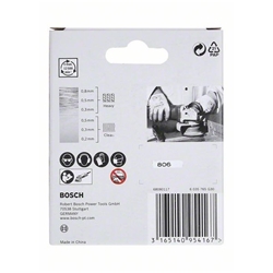 Bosch X-LOCK Topfbürste 75mm, gewellte Messingbürsten Nr. 2608620730