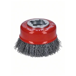 Bosch X-LOCK Topfbürste 75mm, gewellter Stahldraht, für GBR 15 CAG Professional Nr. 2608620725