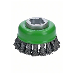 Bosch X-LOCK Topfbürste 75mm, gezopfter rostfreier Stahldraht Nr. 2608620729