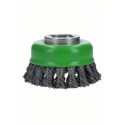 Bosch X-LOCK Topfbürste 75mm, gezopfter rostfreier Stahldraht Nr. 2608620729