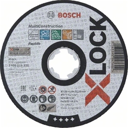Bosch X-LOCK Trennscheibe Multi Material 125x1,6x22,23, gerade, 1er-Pack Nr. 2608619270